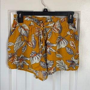 Palm Patterned Shorts